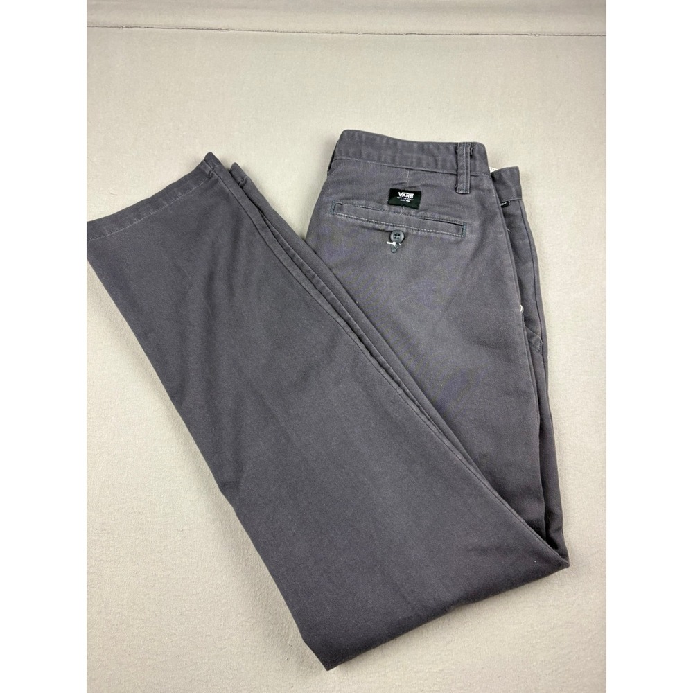 Vans Authentic Chino Pants Mens 32 Charcoal Gray Straight Leg VN0A31431O7